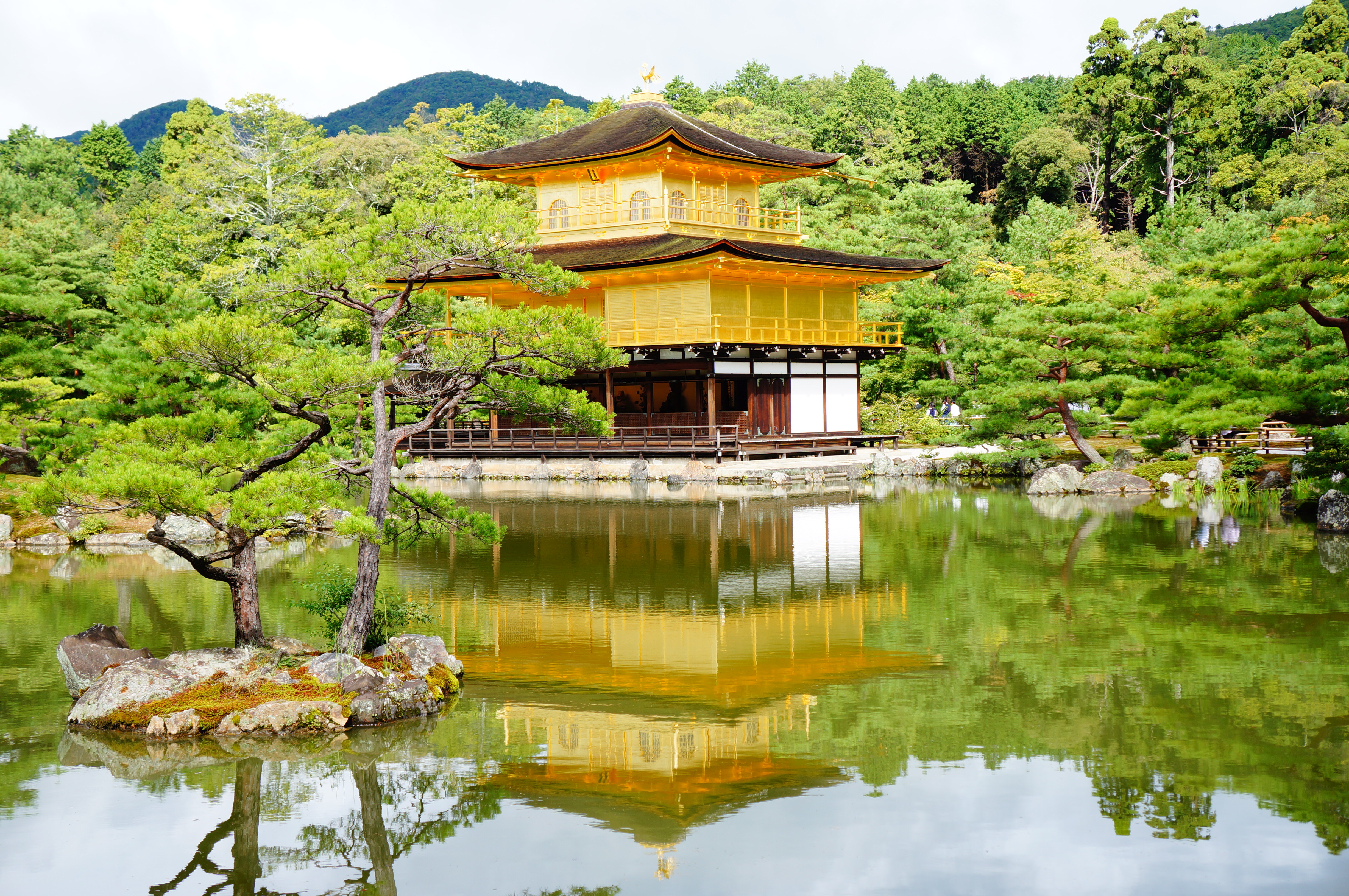 日本金阁寺照片图片