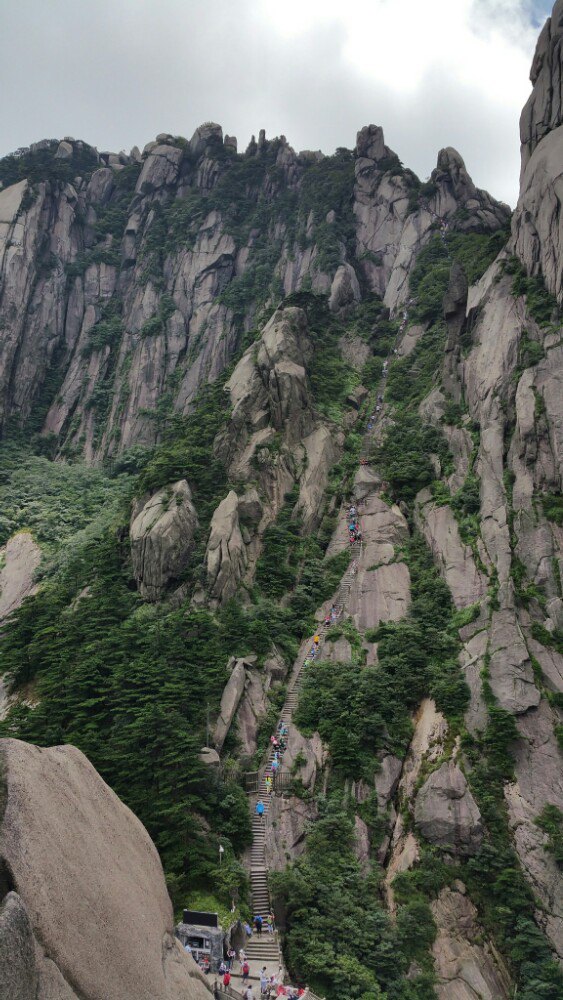 【攜程攻略】黃山風景區天都峰適合家庭親子旅遊嗎,天都峰家庭親子