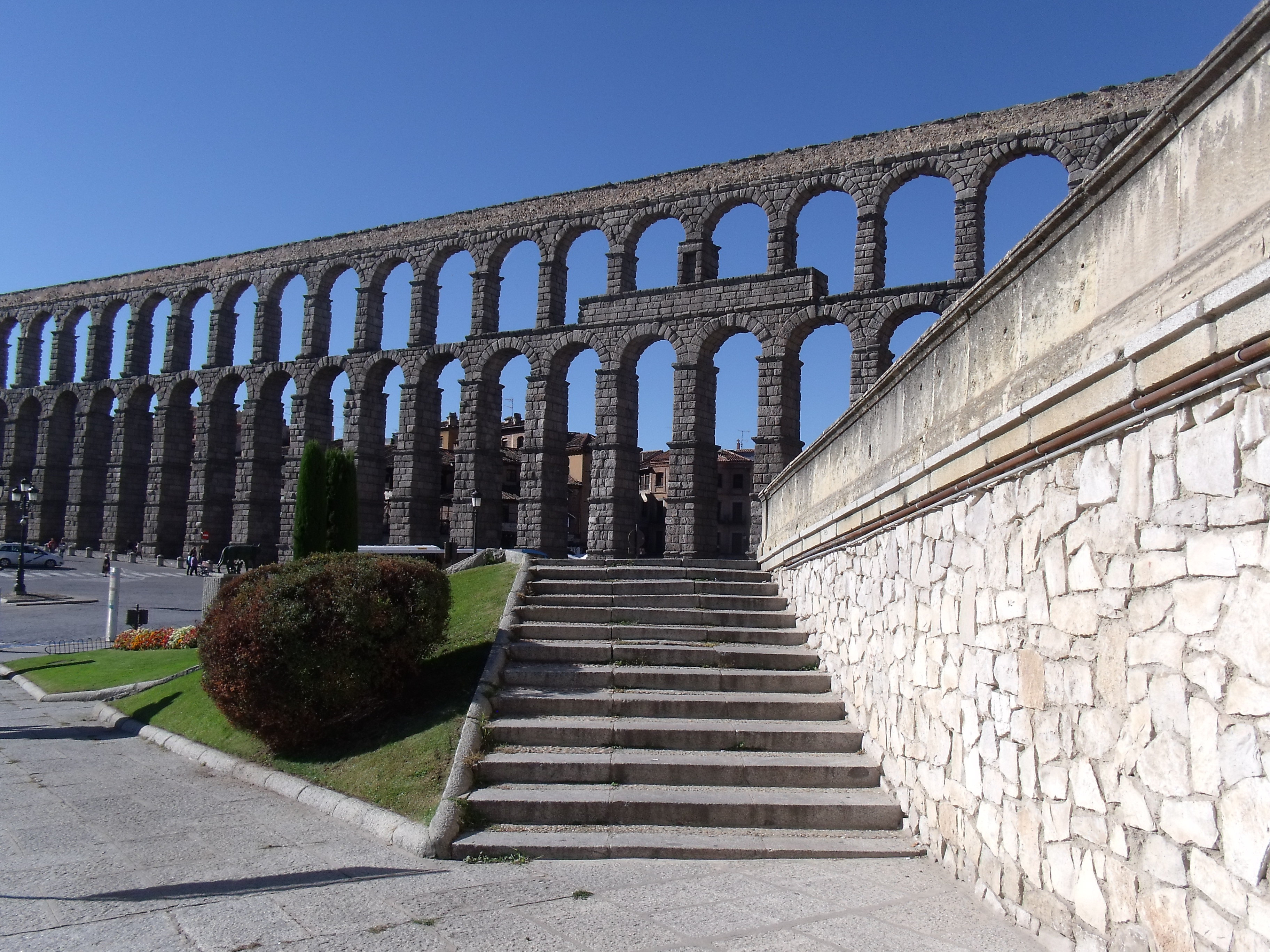 古罗马大渡槽aqueduct of segovia