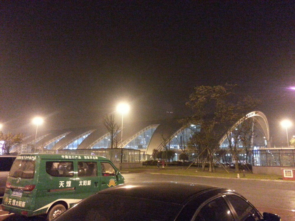 成都机场照片夜晚图片