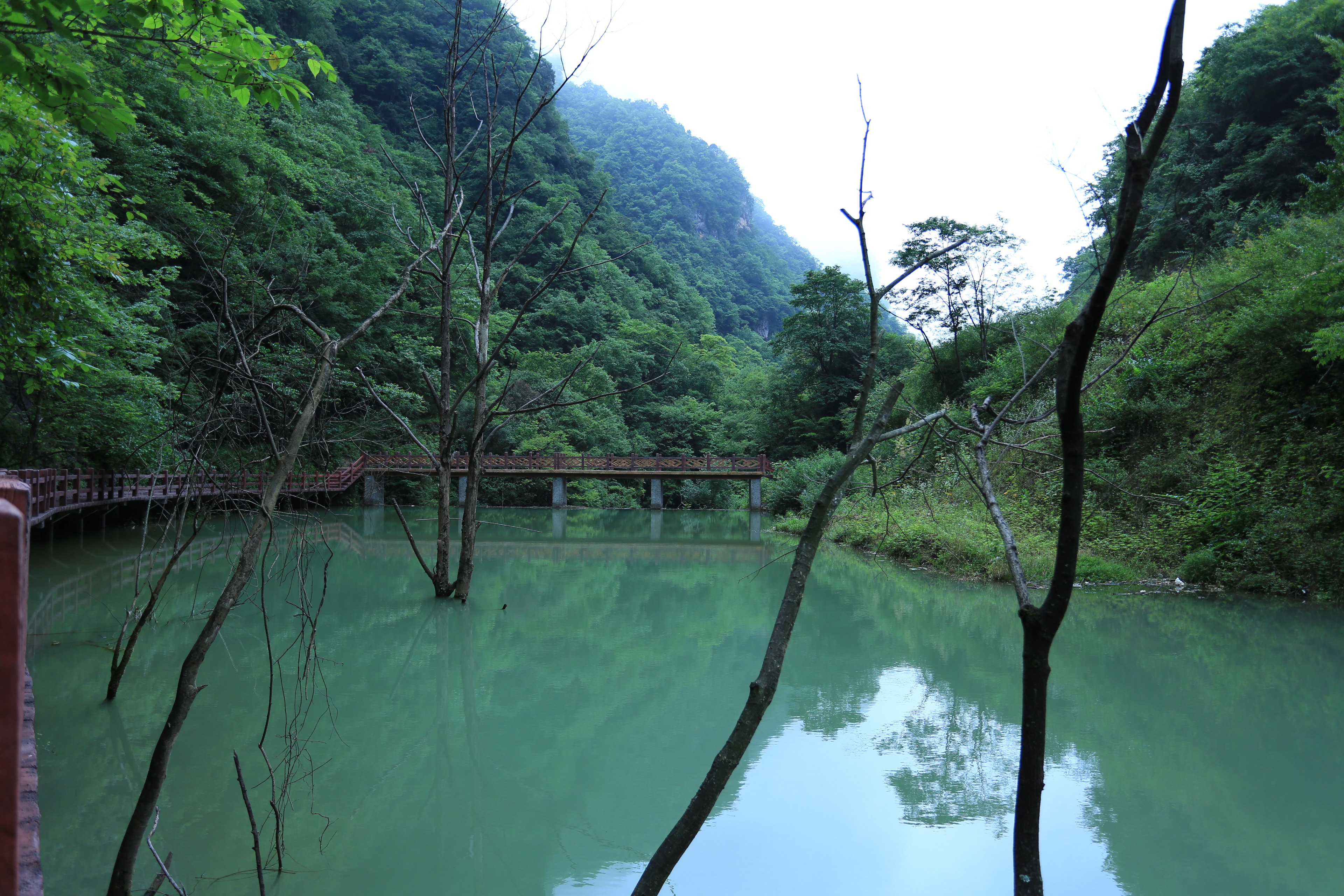 九路寨风景区 尧治河图片