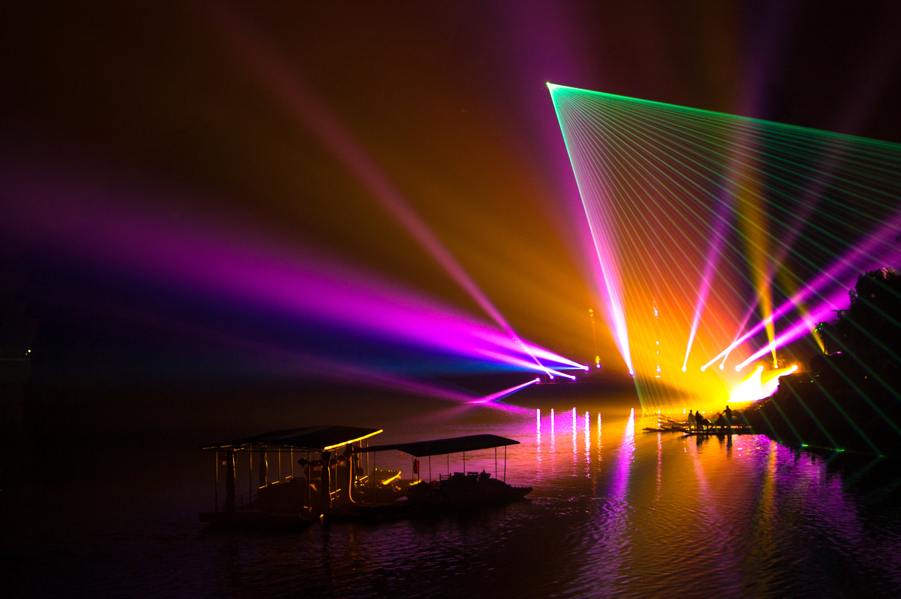 【自然景观 现代科技】桂林《象山.传奇》夜景演出