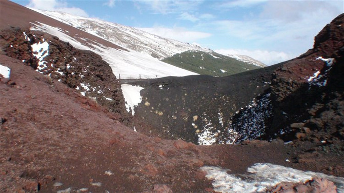 [原创]到了马上要喷发的埃特纳火山山顶---意大