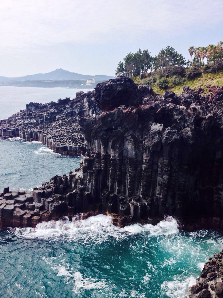 【携程攻略】济州岛柱状节理带景点,2015年3月20日,我参加携程组织的