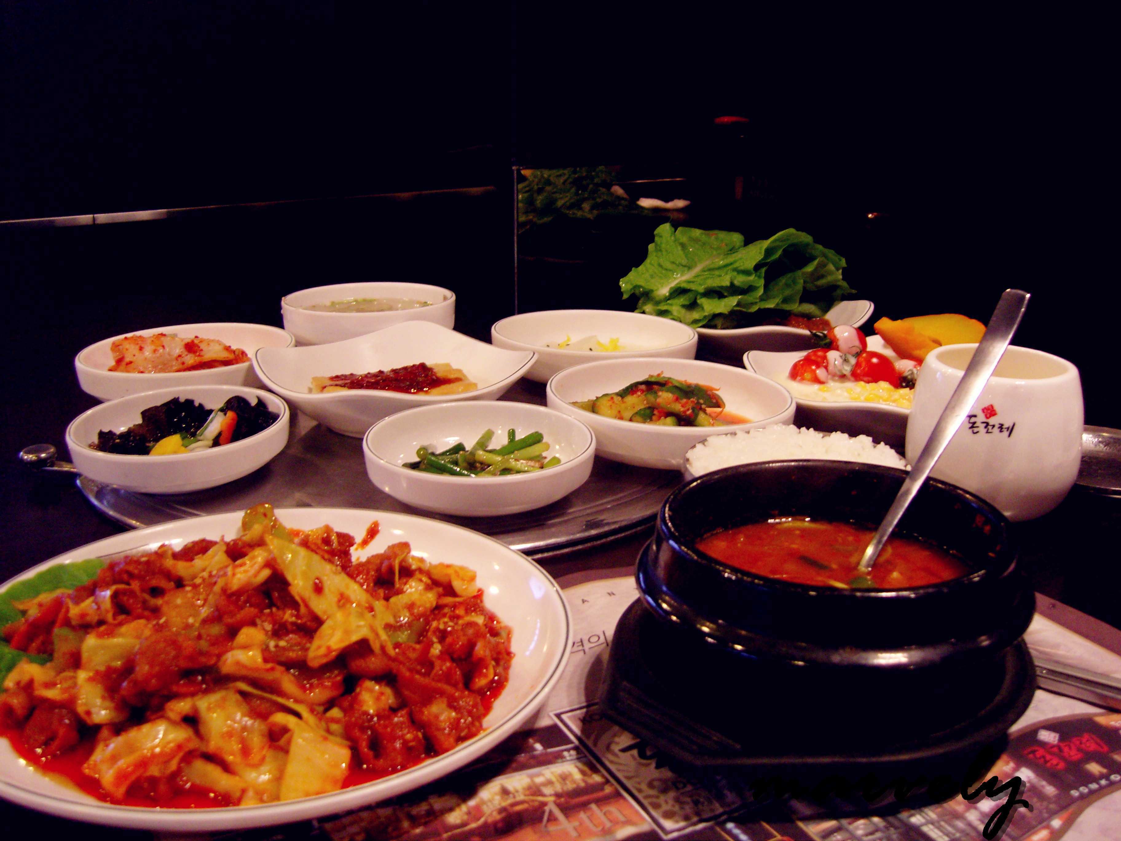 韩国料理真实图片