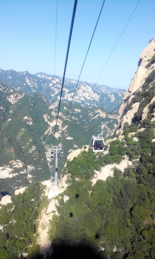 华山西线索道