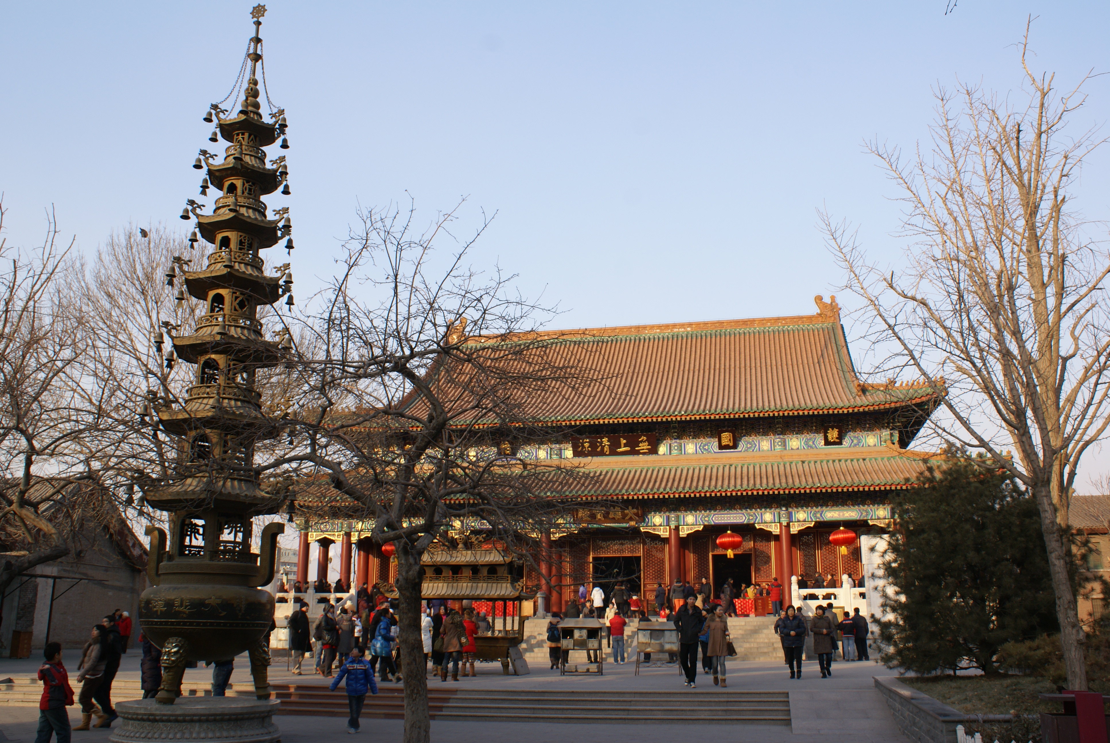 图说天津最大的佛教寺院-大悲禅院