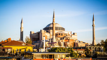 坦布尔蓝色清真寺+圣索菲亚大教堂+大巴扎+托