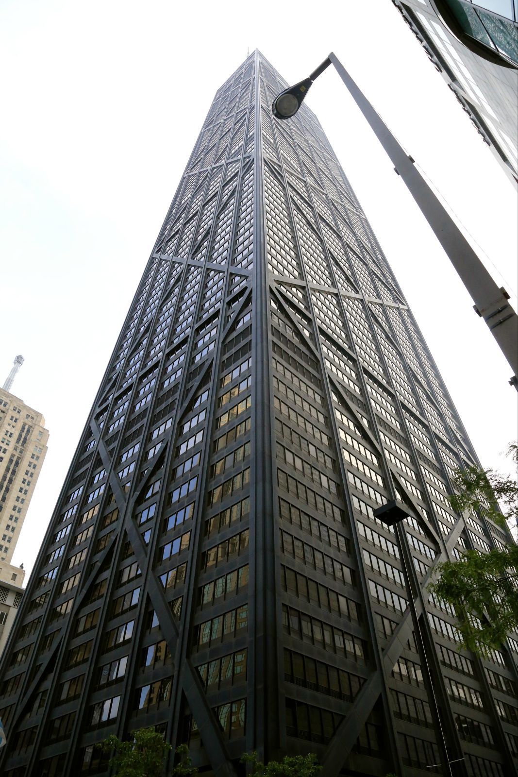 芝加哥汉考克大厦结构图片
