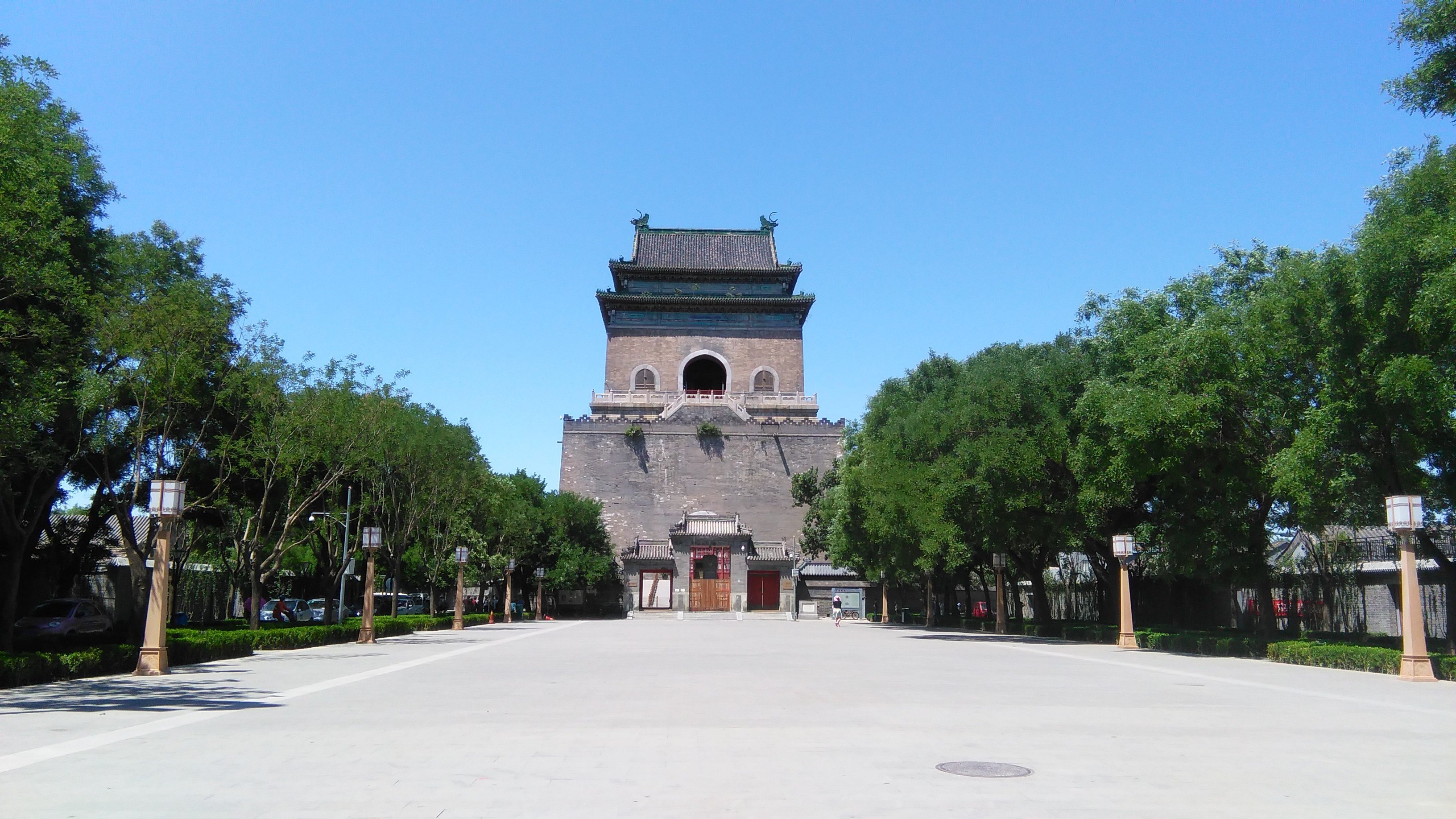 中国北京鼓楼照片摄影图片_ID:300621725-Veer图库