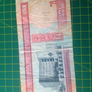 麦纳麦游记图文-仅存的一张巴林纸币