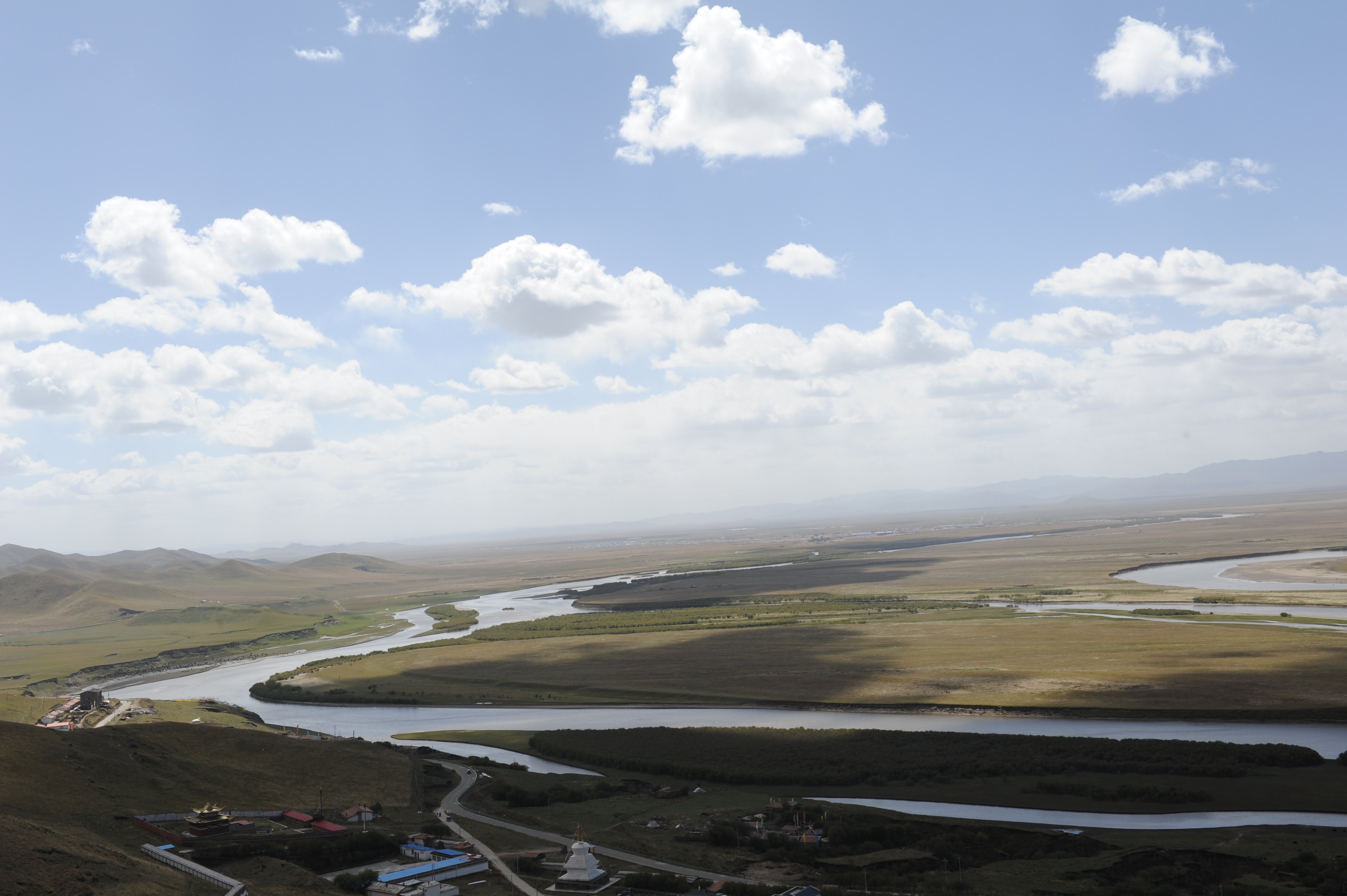 【携程攻略】若尔盖九曲黄河第一湾景点,九曲十八湾啊,奔腾不息归大海