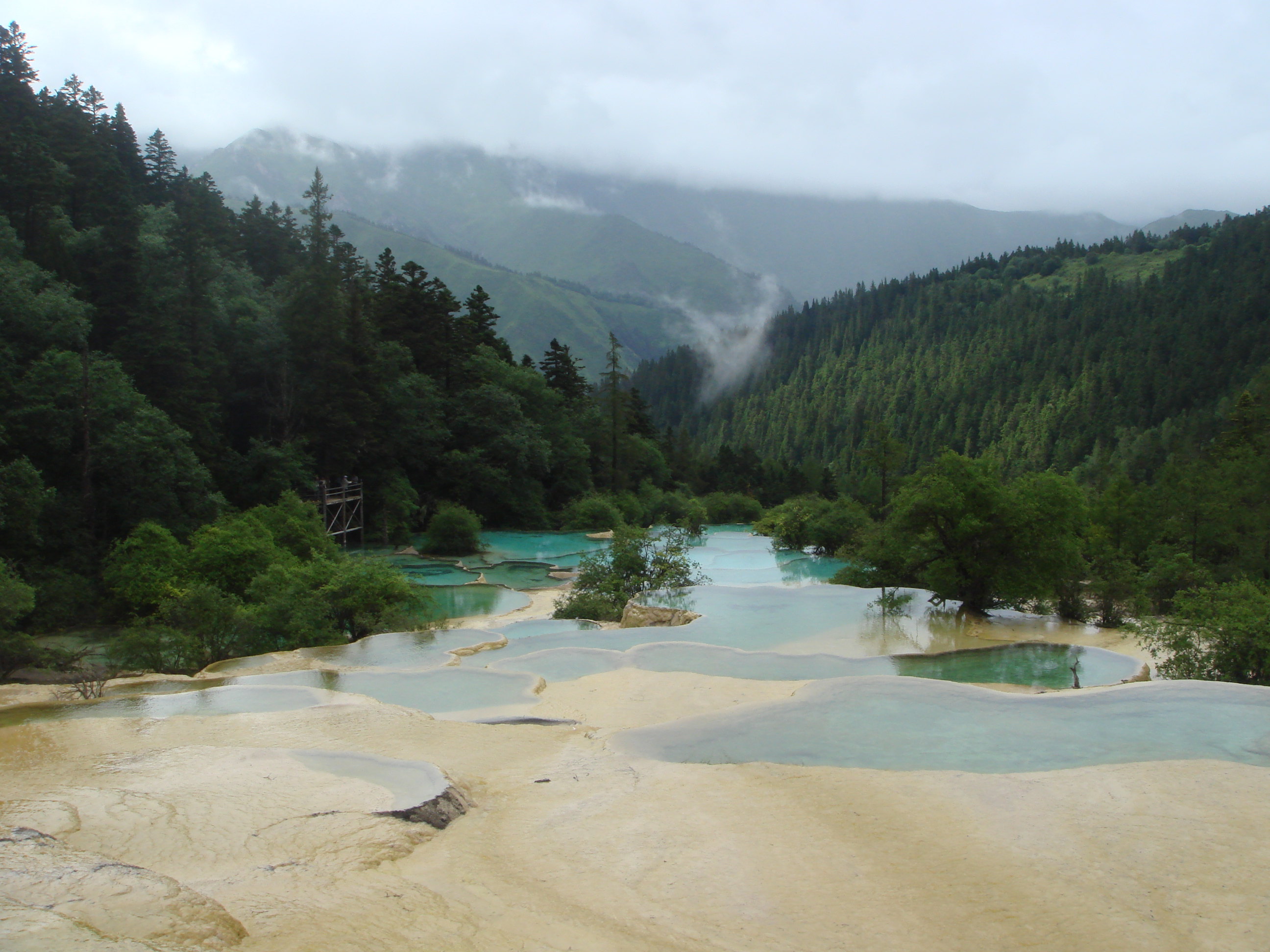 黃龍五彩池