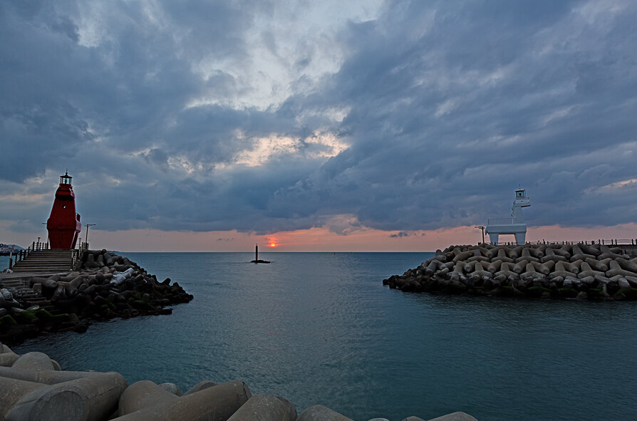 梨湖海水浴场图片