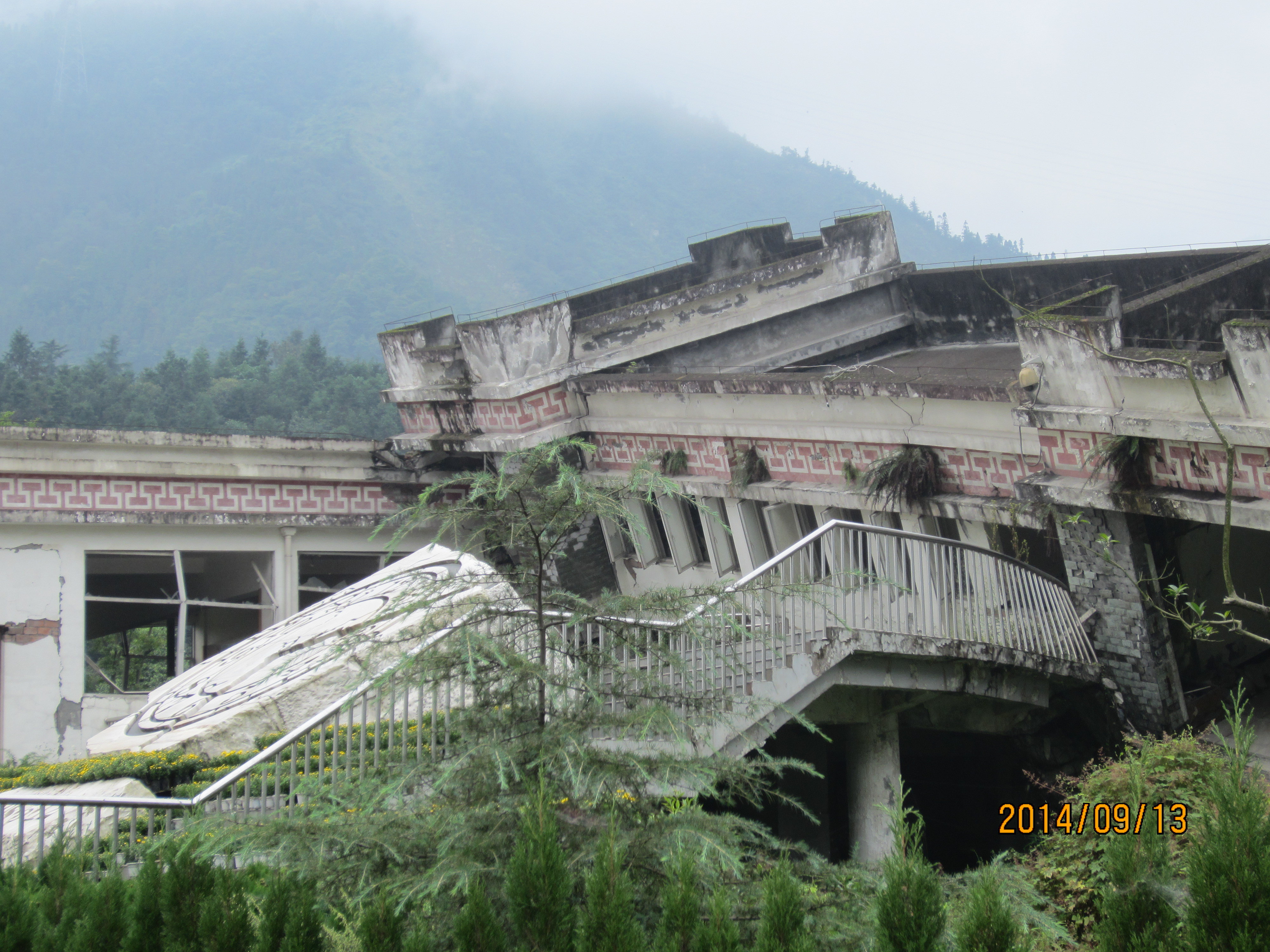 汶川大地震十周年 那些地震遗址 依然震撼震惊心碎