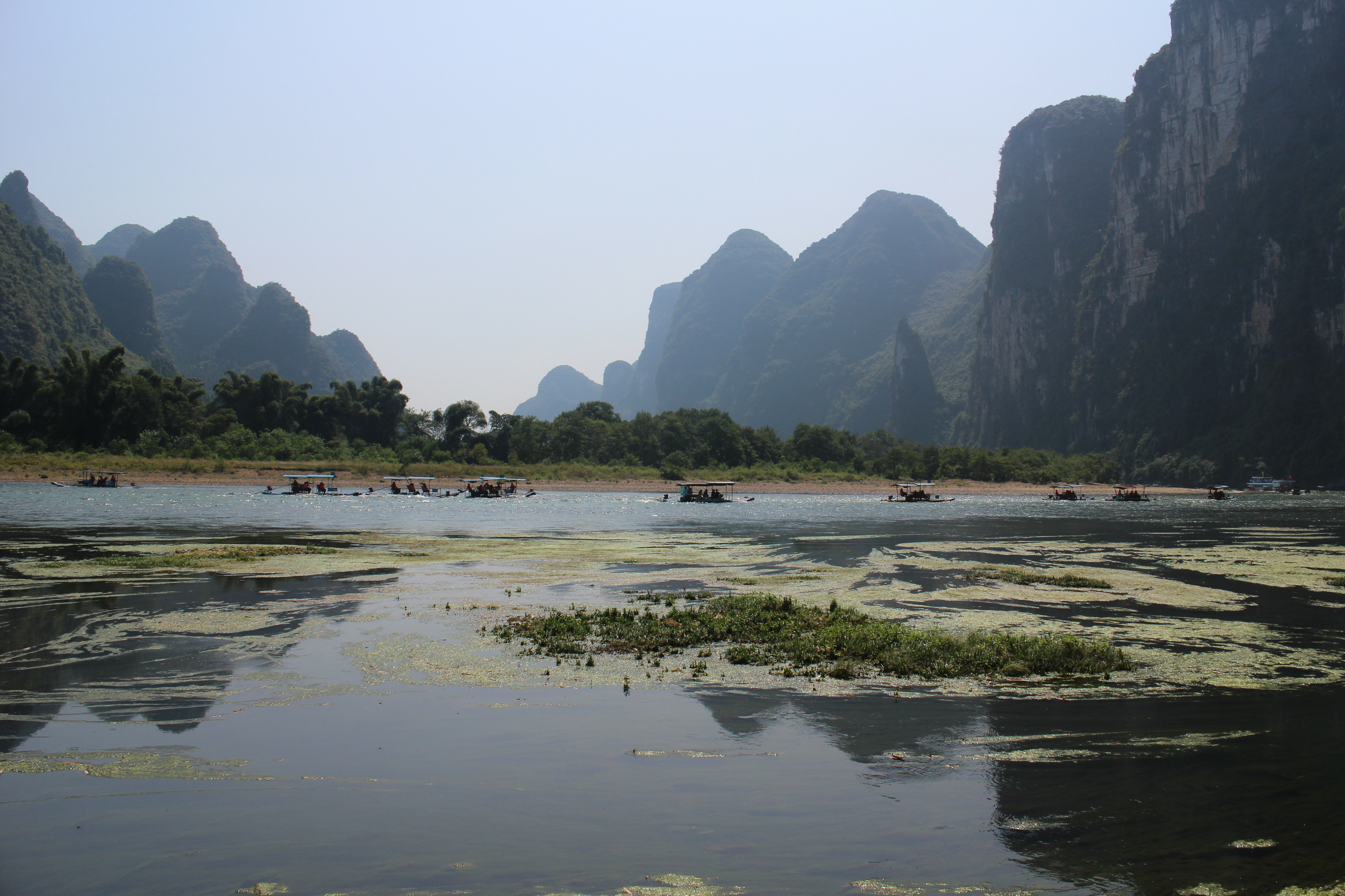 漓江竹筏游杨堤段