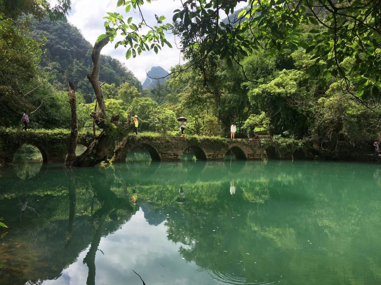 荔波小七孔景區旅遊景點攻略圖