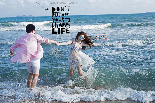 沈阳冬天去三亚拍婚纱照效果