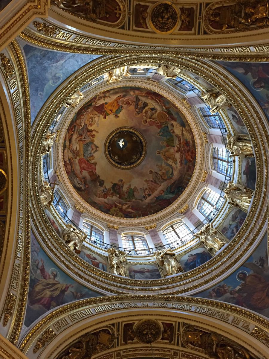 【携程攻略】圣彼得堡圣以撒大教堂景点,宝石博物馆,马赛克壁画精美