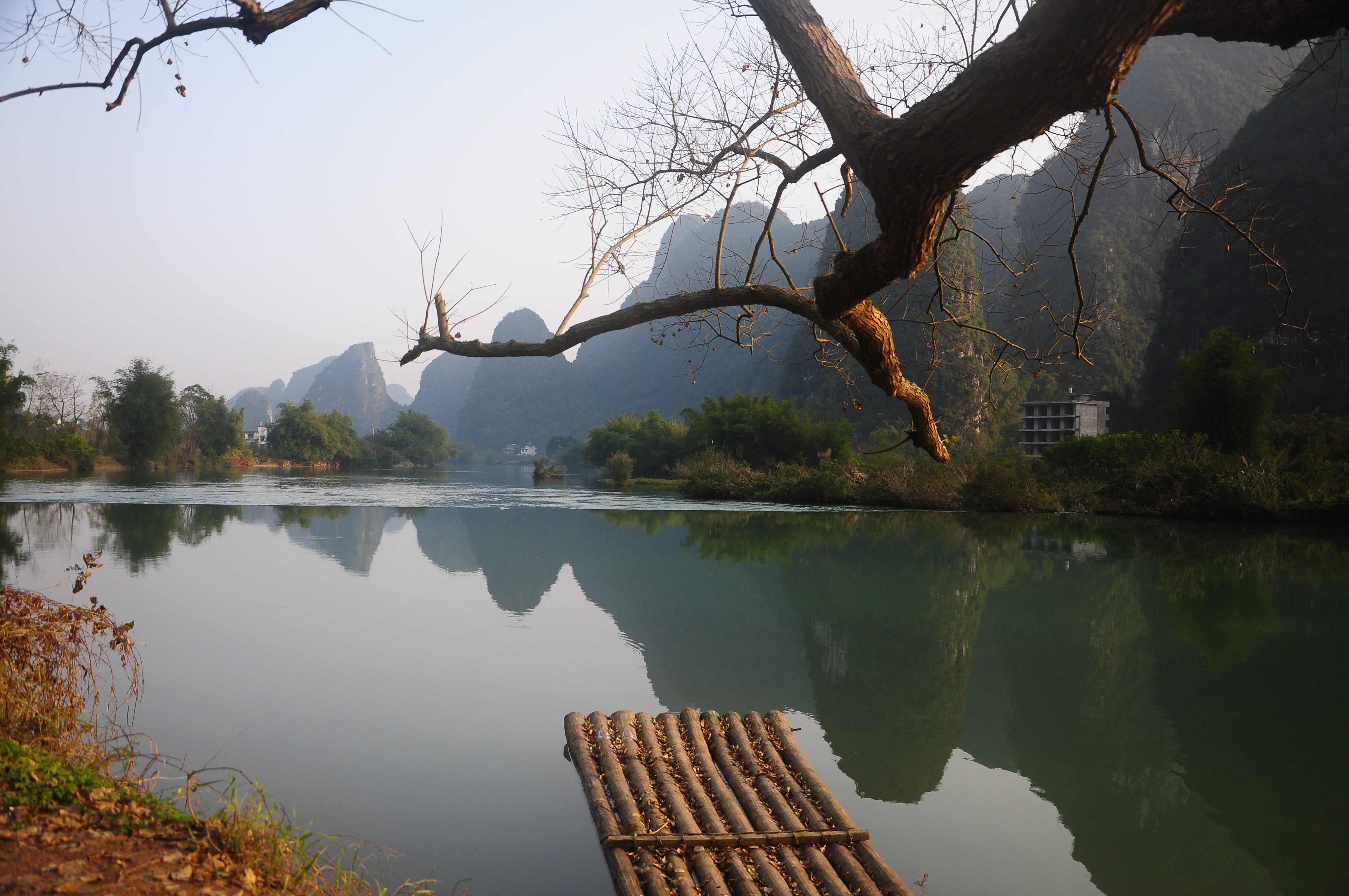 桂林阳朔遇龙河冬天还可以漂吗?景色美不美?