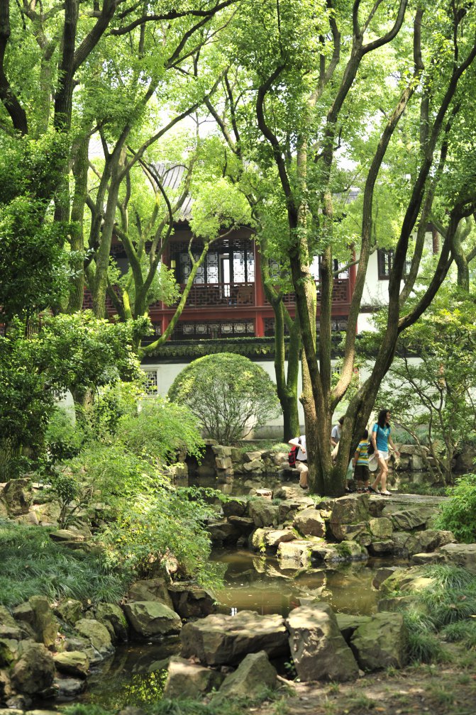 【携程攻略】松江区醉白池景点,公园面积很大,分为内园和外园两部分