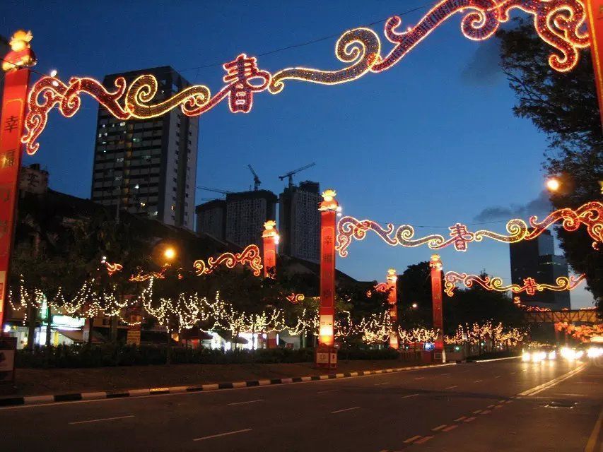 牛车水夜景图片