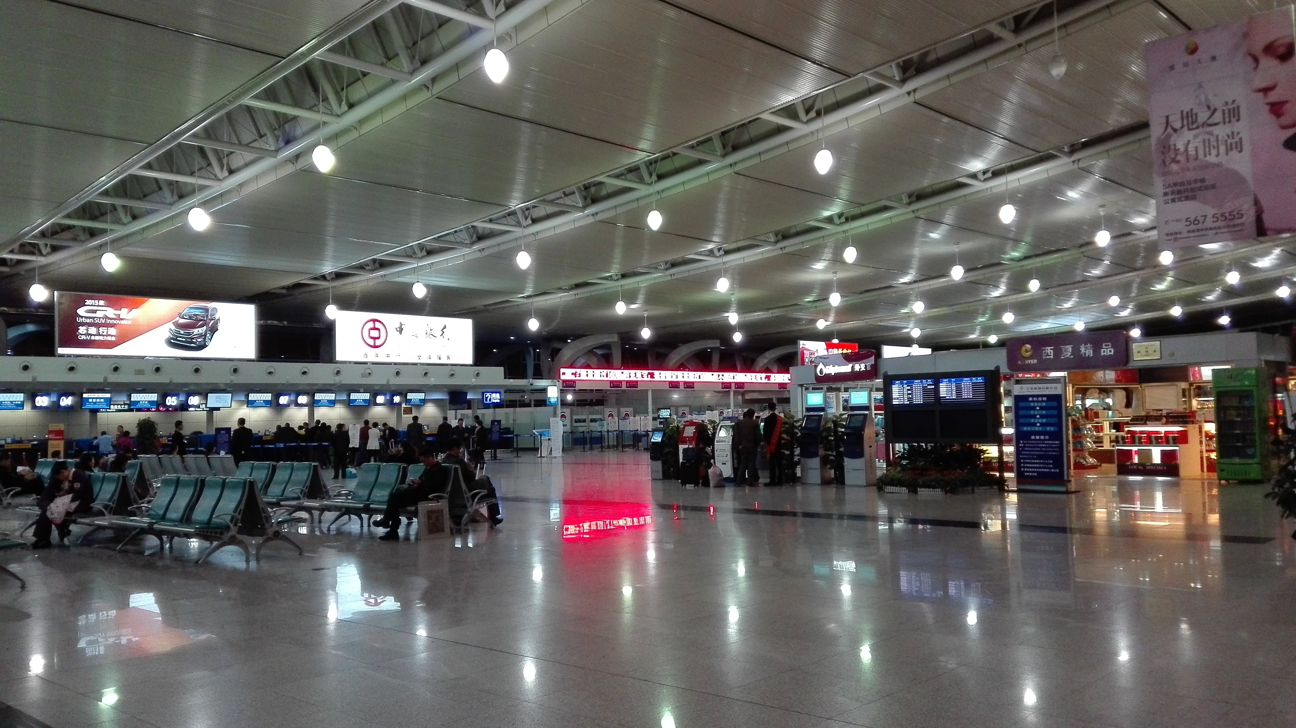 银川河东机场图片真实图片