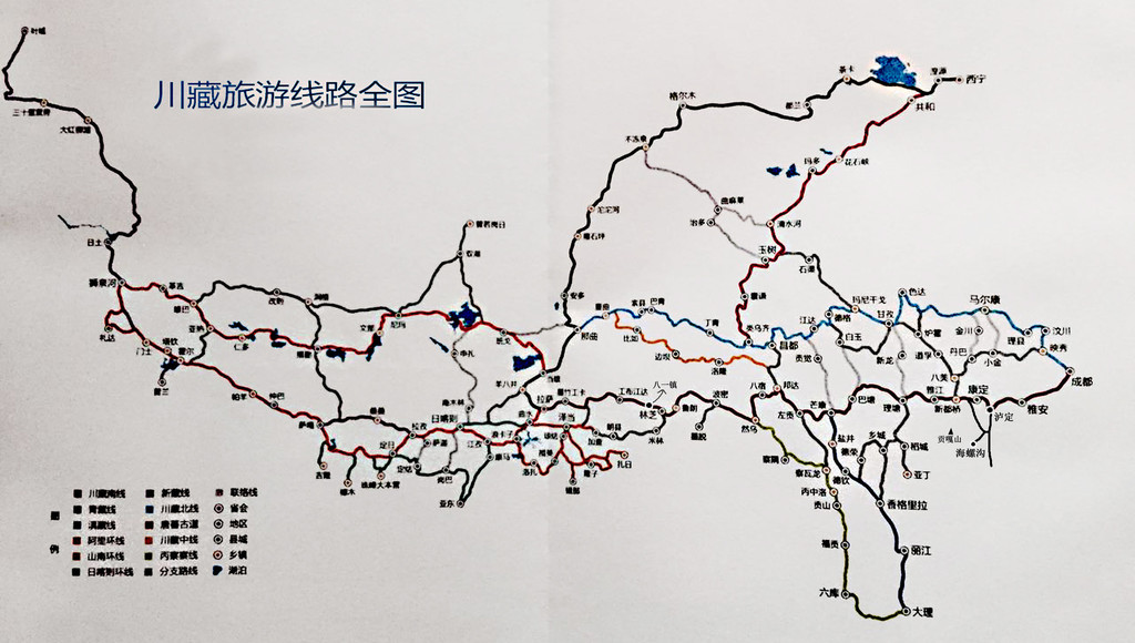 磐安川藏线线路图图片