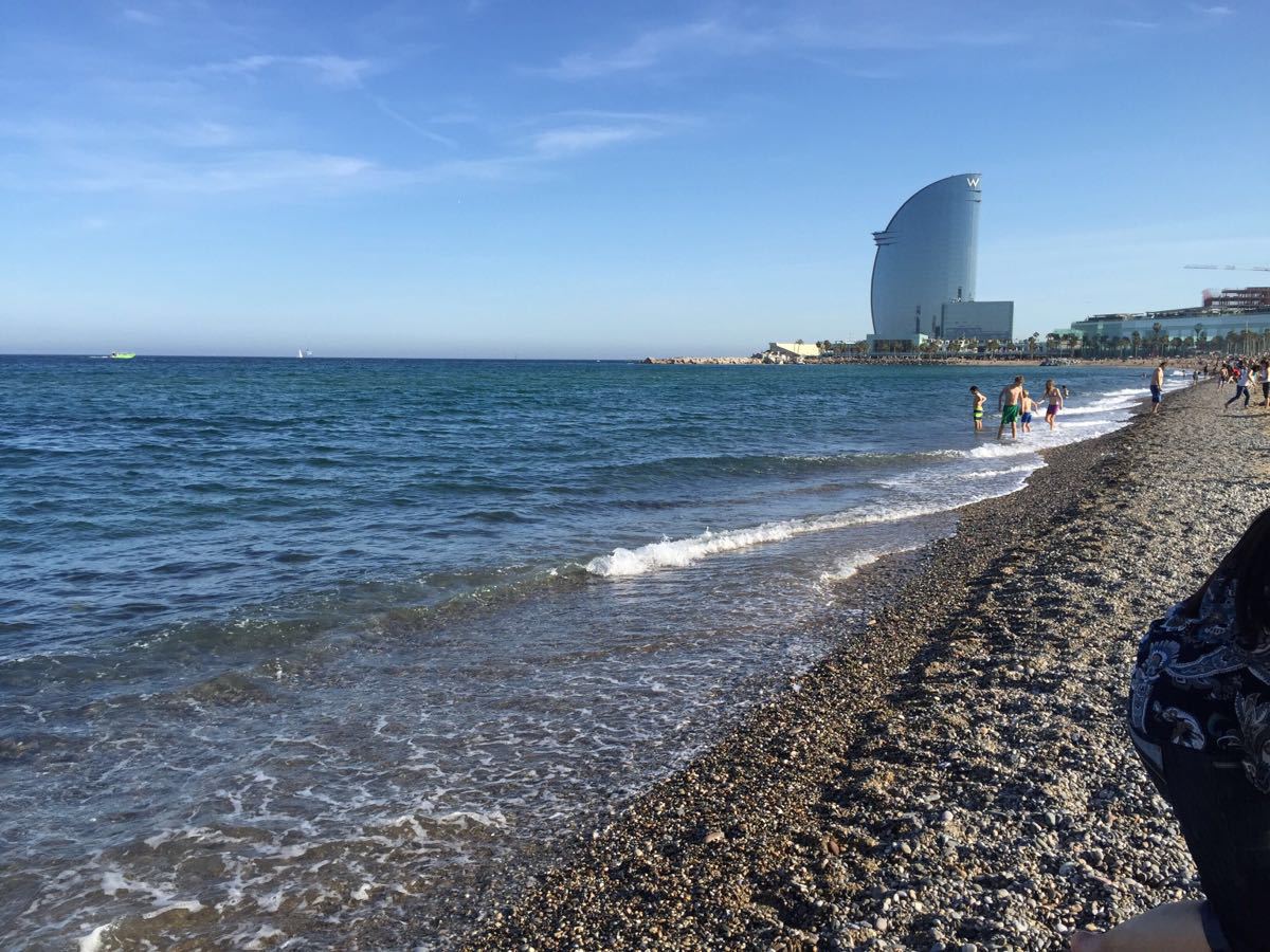巴塞罗那著名海滩图片