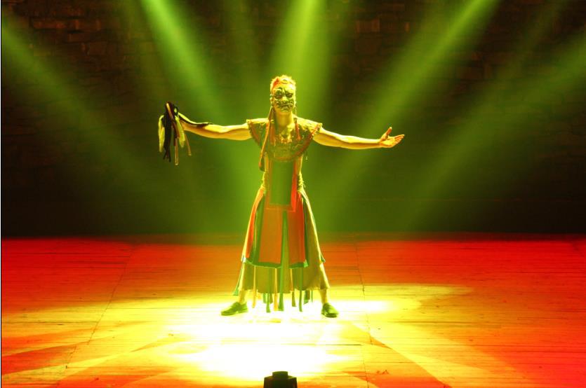 《漓水古越》山水实景演出