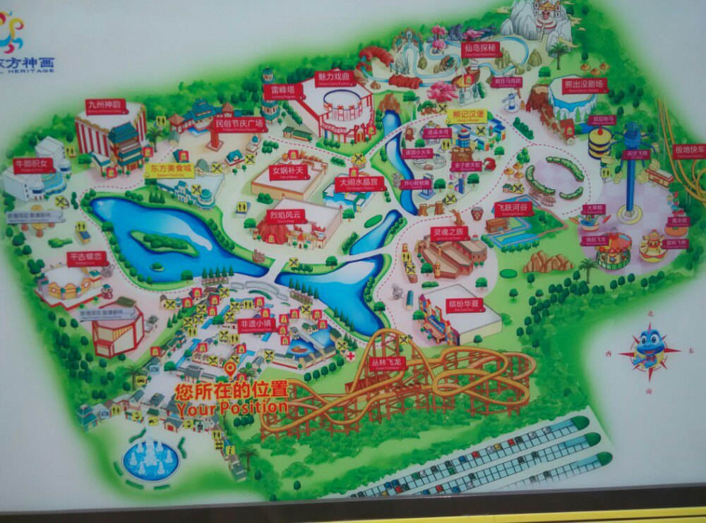 东方神话游乐园地图图片