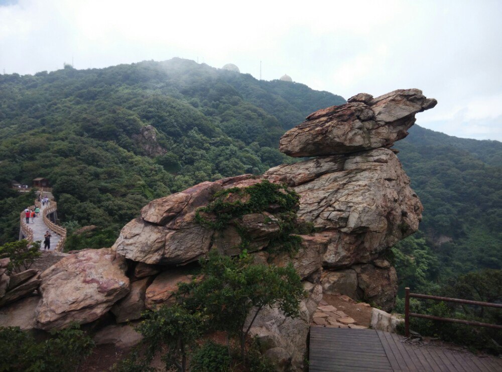 【攜程攻略】連雲港海上雲臺山景點,景色不錯,坐遊覽車上去的時候