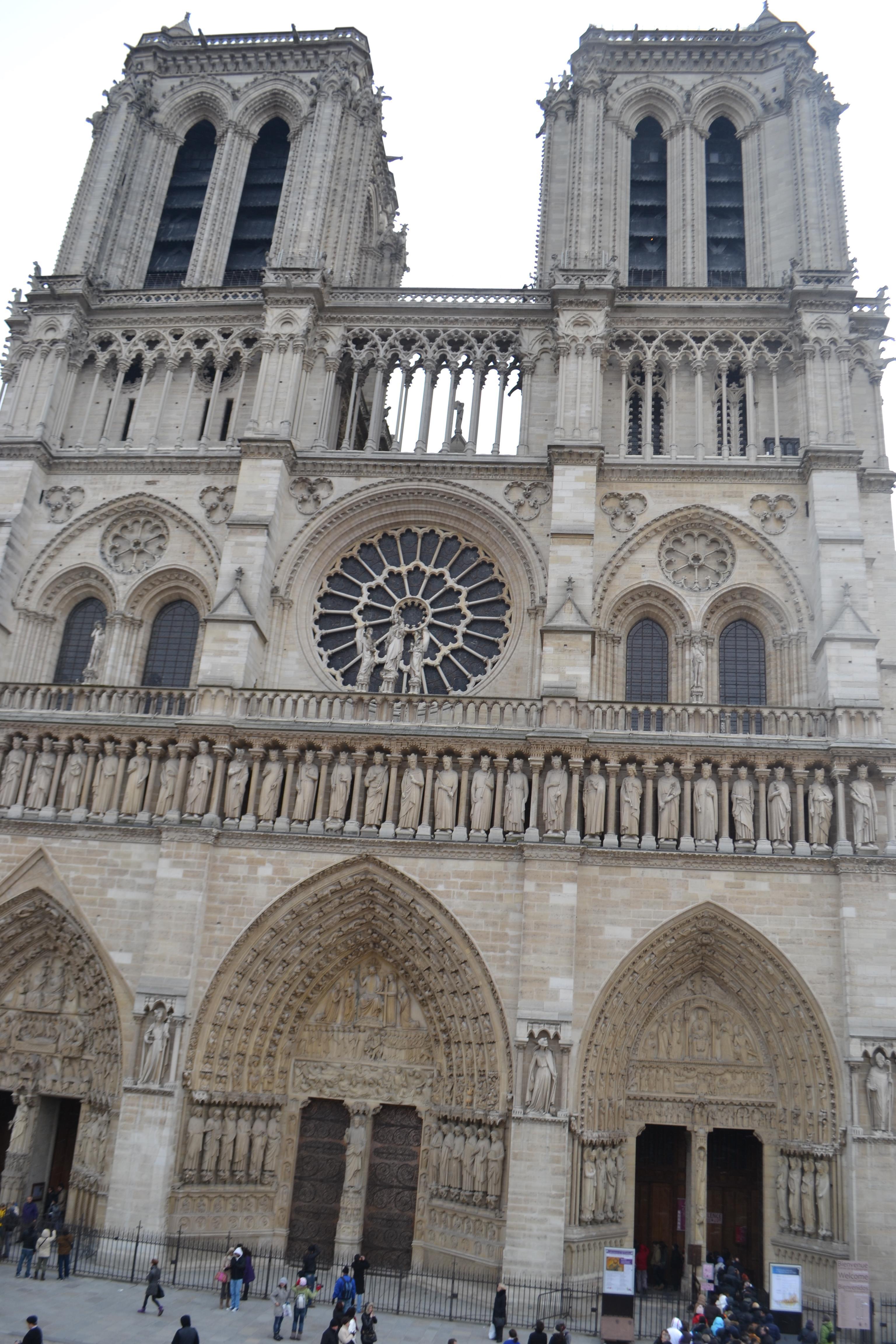 towers of notre-dame cathedral