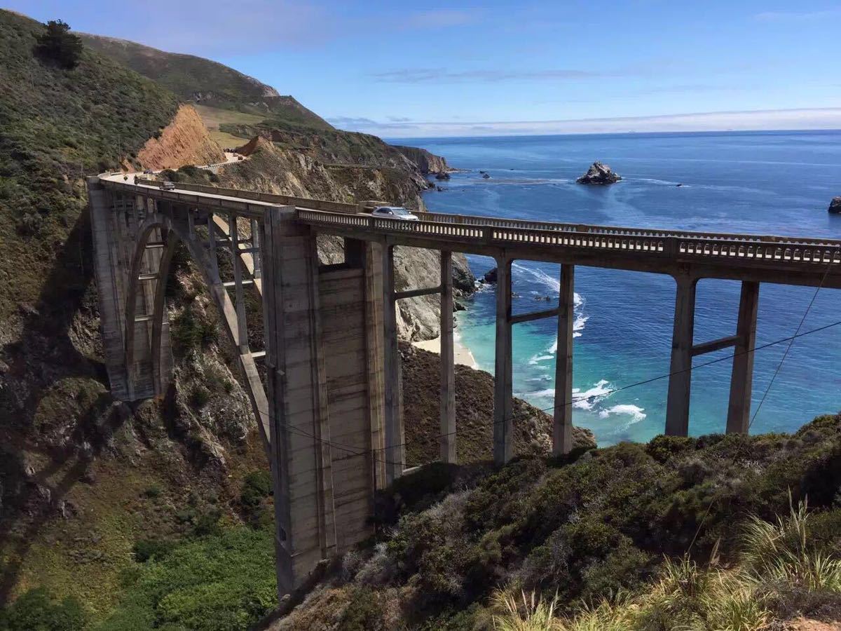 太美太震撼人心的一号公路,从北至南连接着旧金山与洛杉矶,沿着美国西