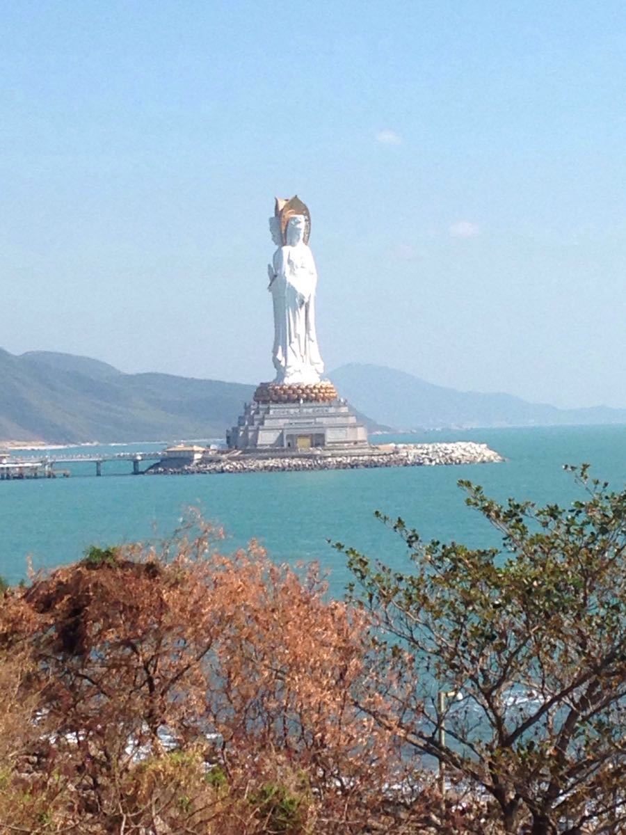 【攜程攻略】海南南山海上觀音景點,南山海上觀音108米高,一體化三尊