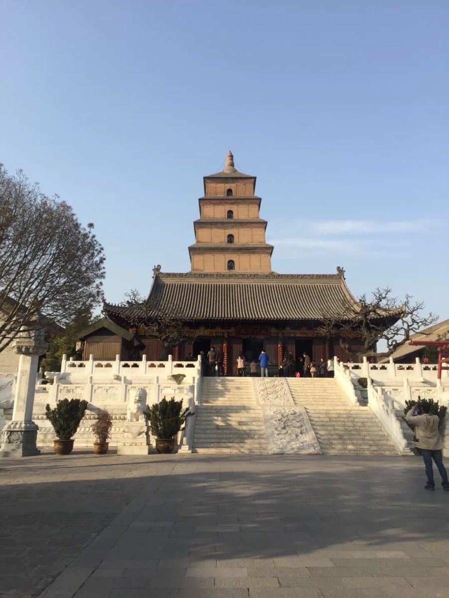 【携程攻略】西安大雁塔景点,住的离大雁塔不远,却赶在旺季开始的第