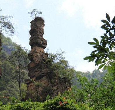 崀山蜡烛峰图片