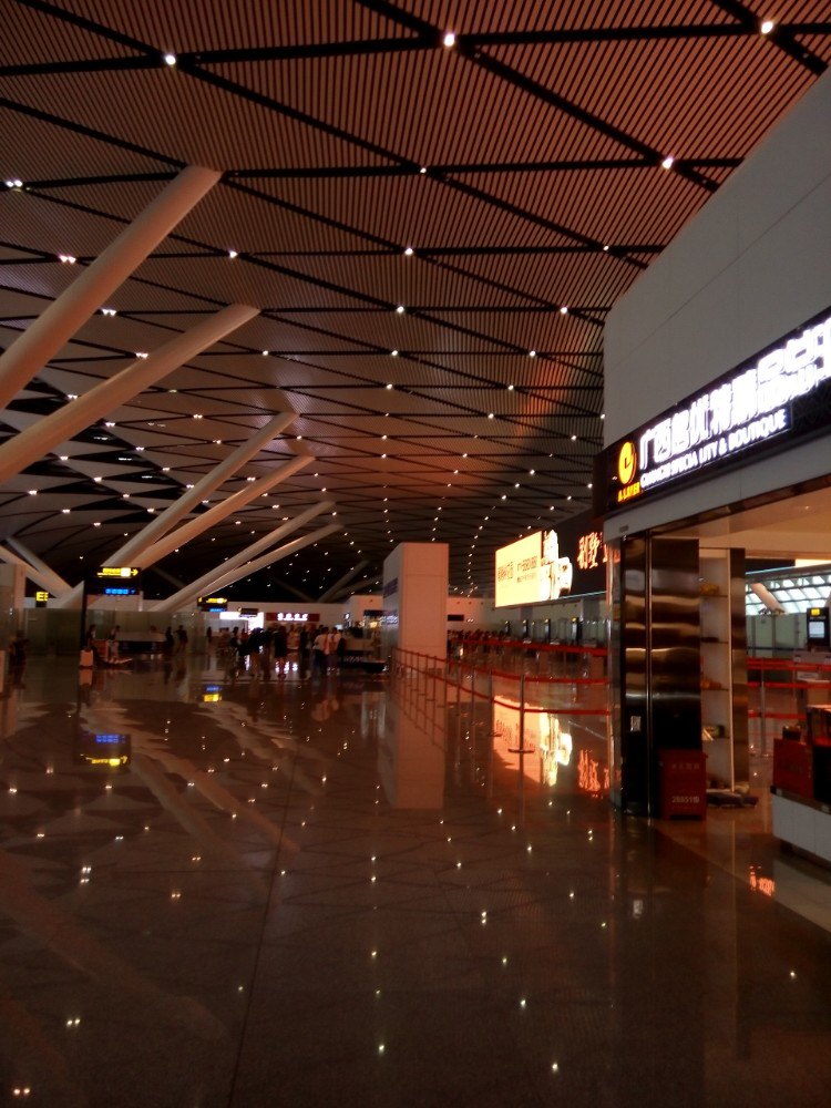 南宁机场夜景图片