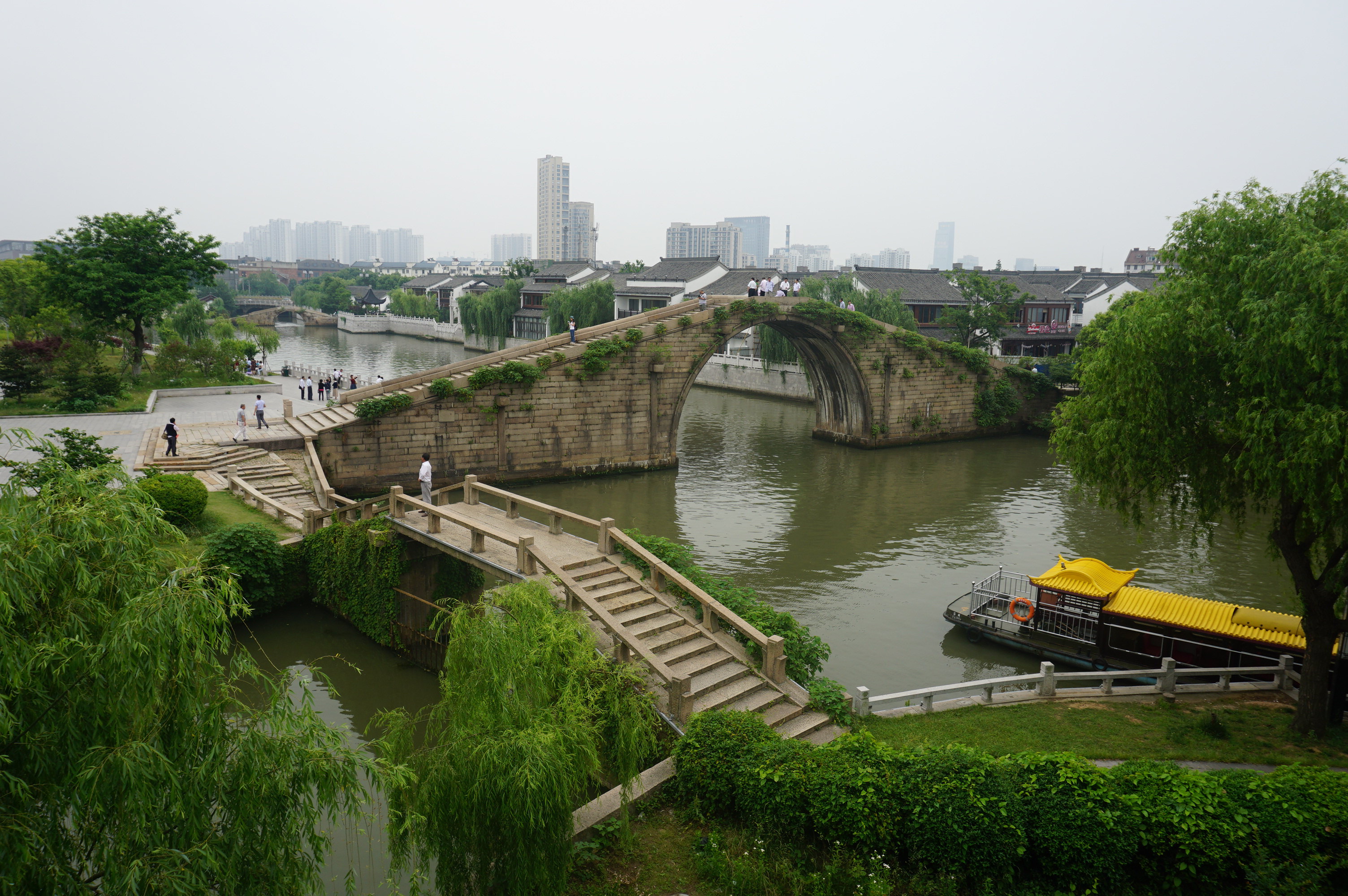 吴江运河大桥图片