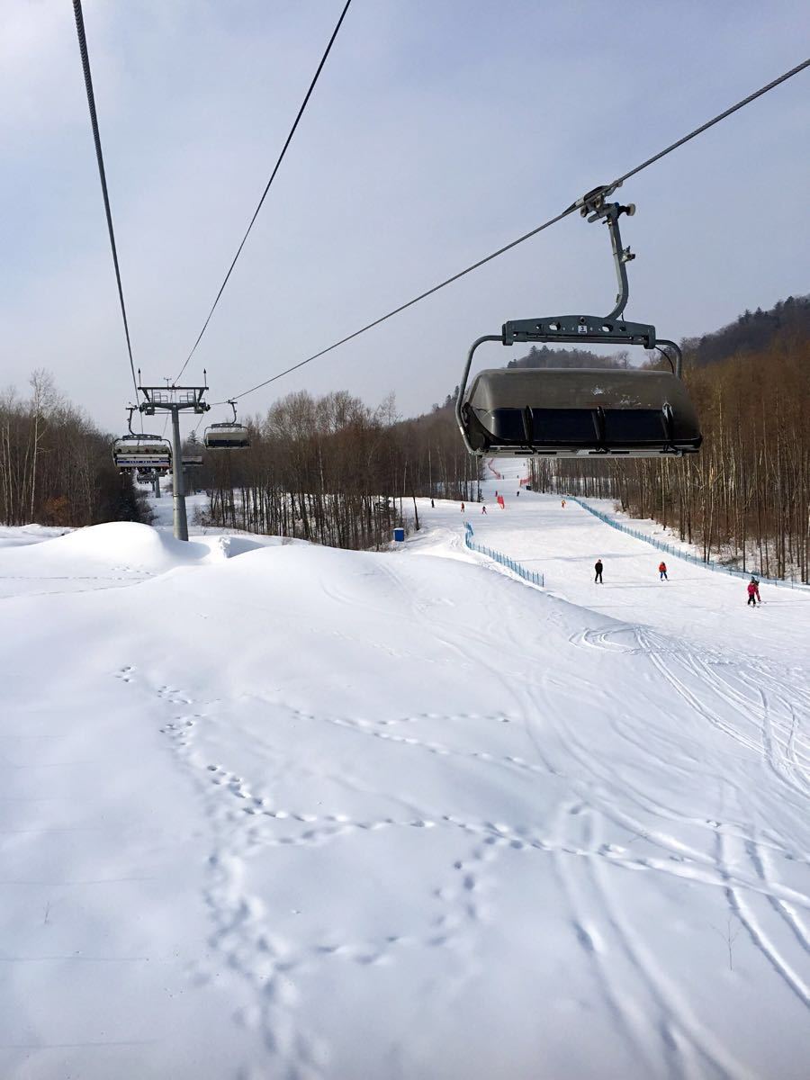 长白山万达滑雪场雪道图片