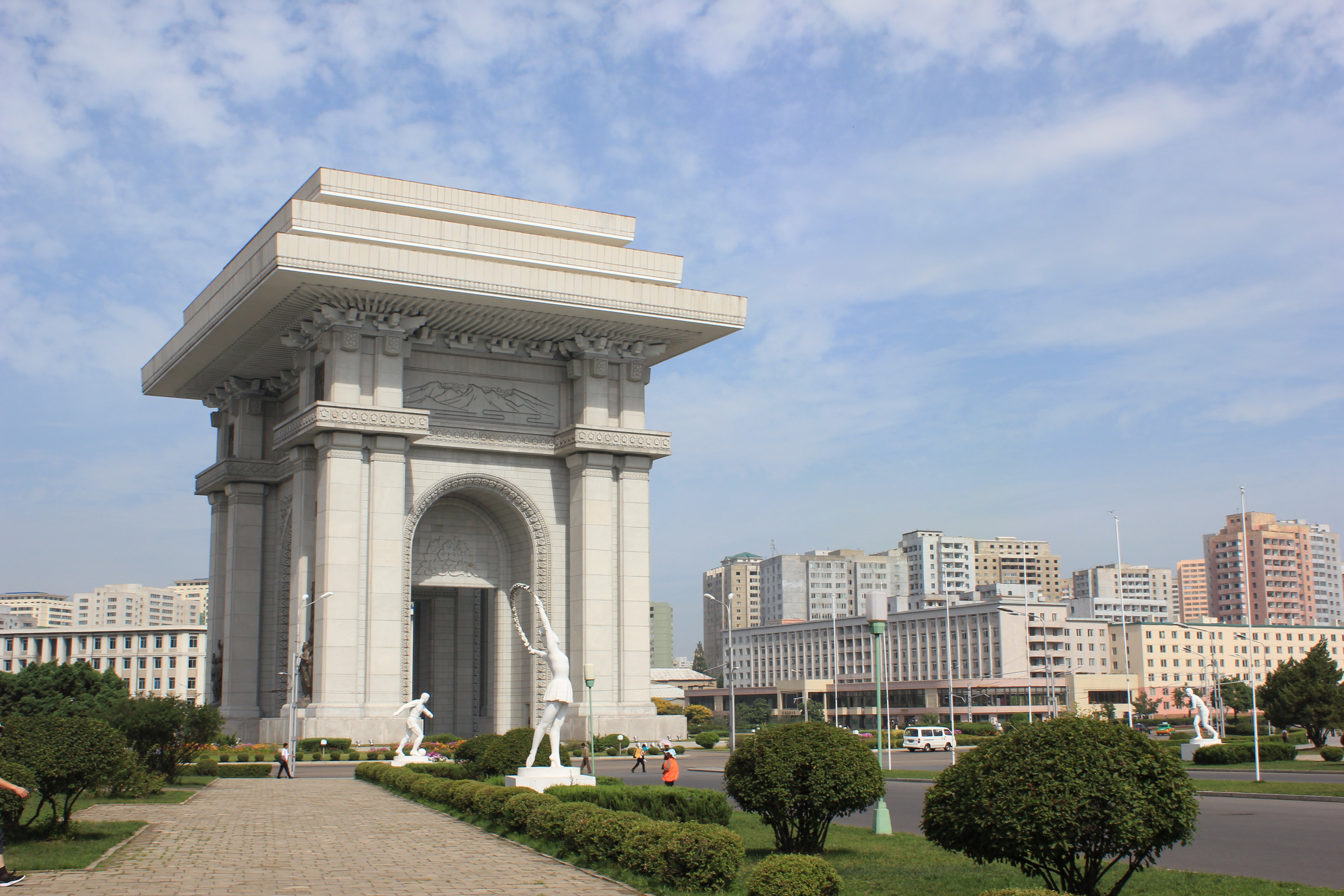 朝鮮凱旋門旅遊景點攻略圖