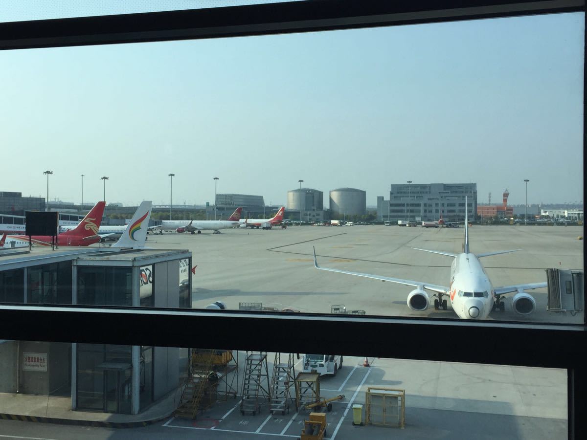 可是票买不上了,只好改为飞机,上海有两个机场,虹桥机场和浦东机场