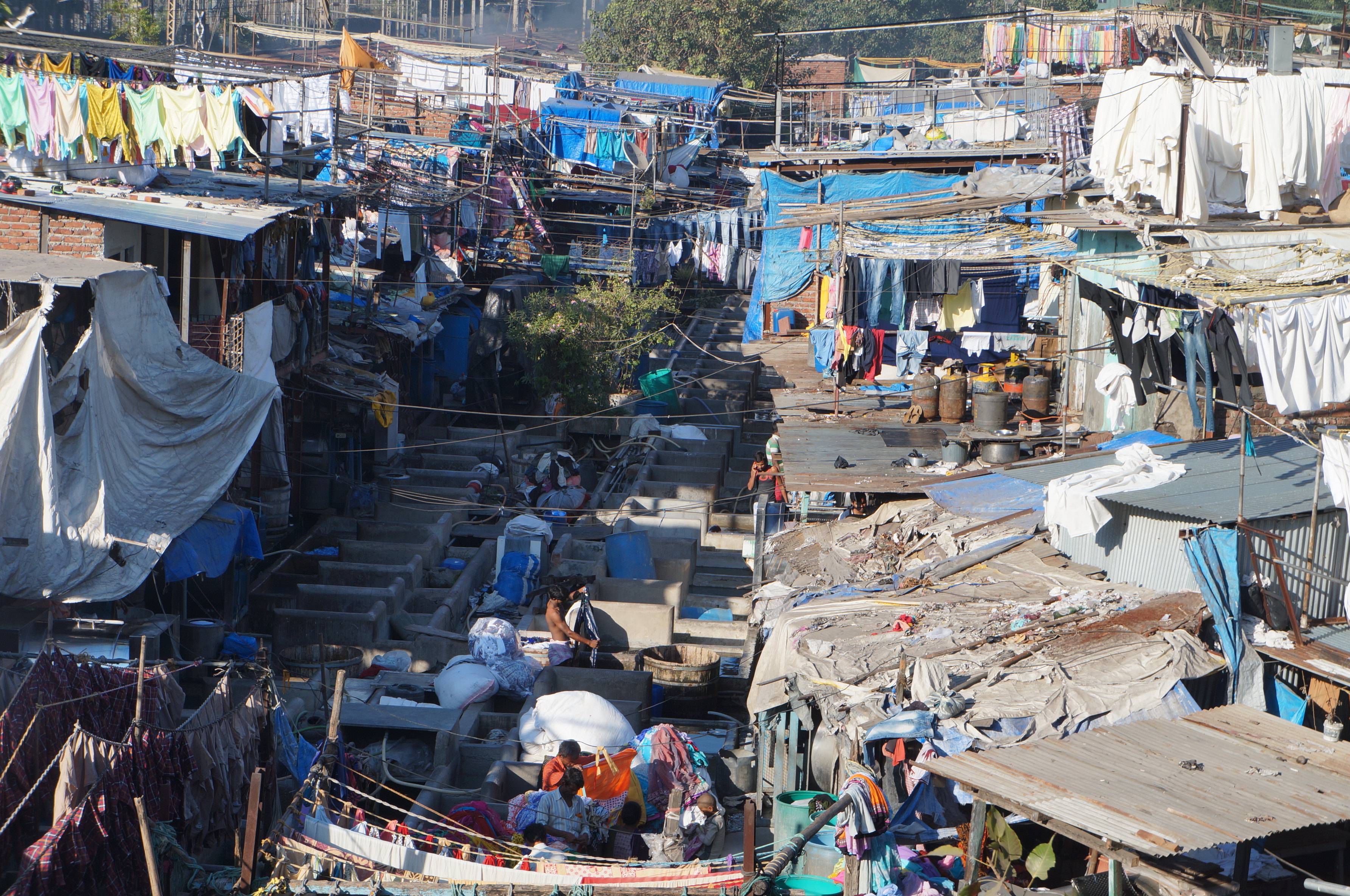 孟买千人洗衣场