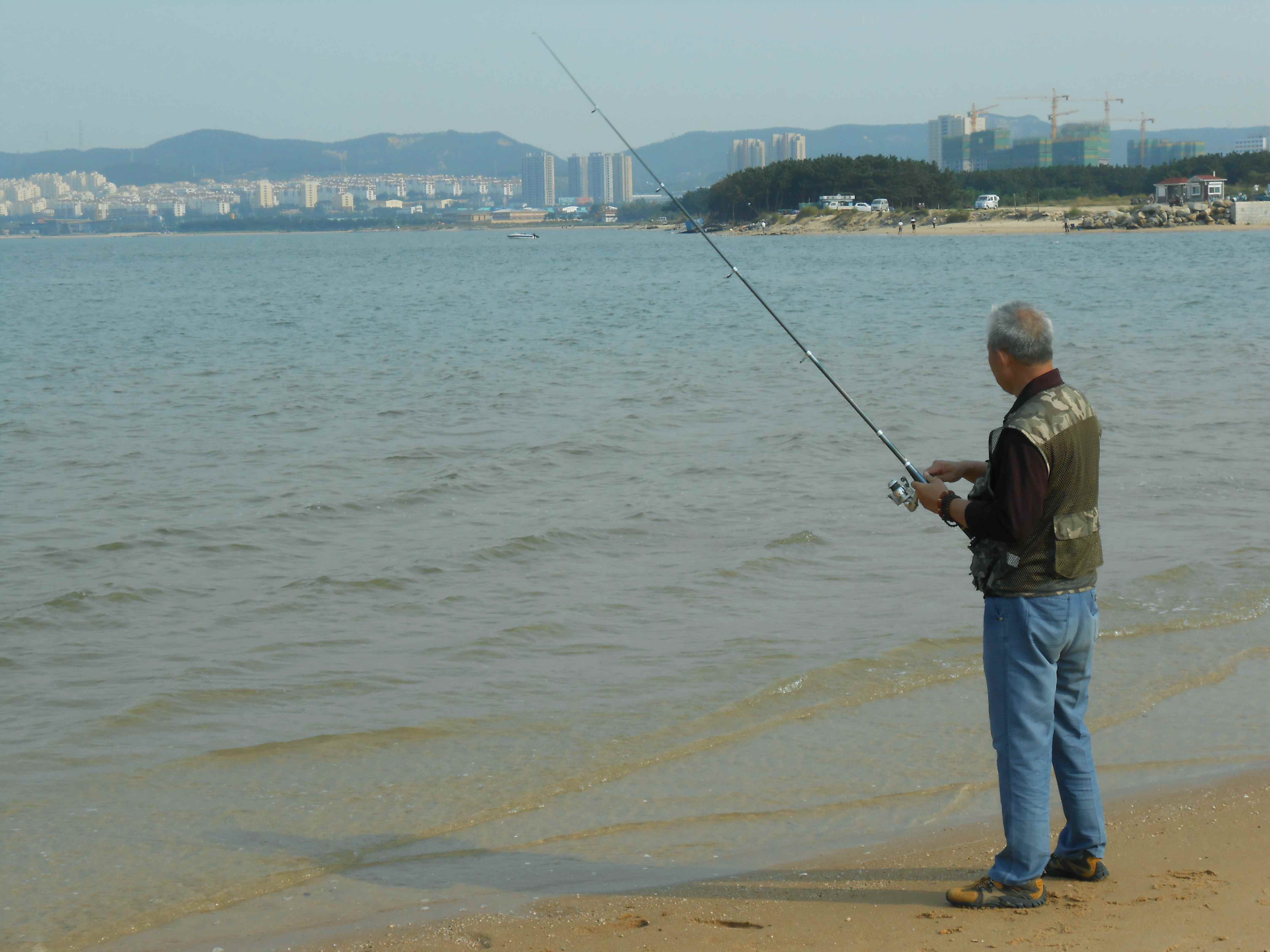 海上公園釣魚