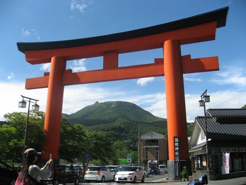 日本庙会门图片