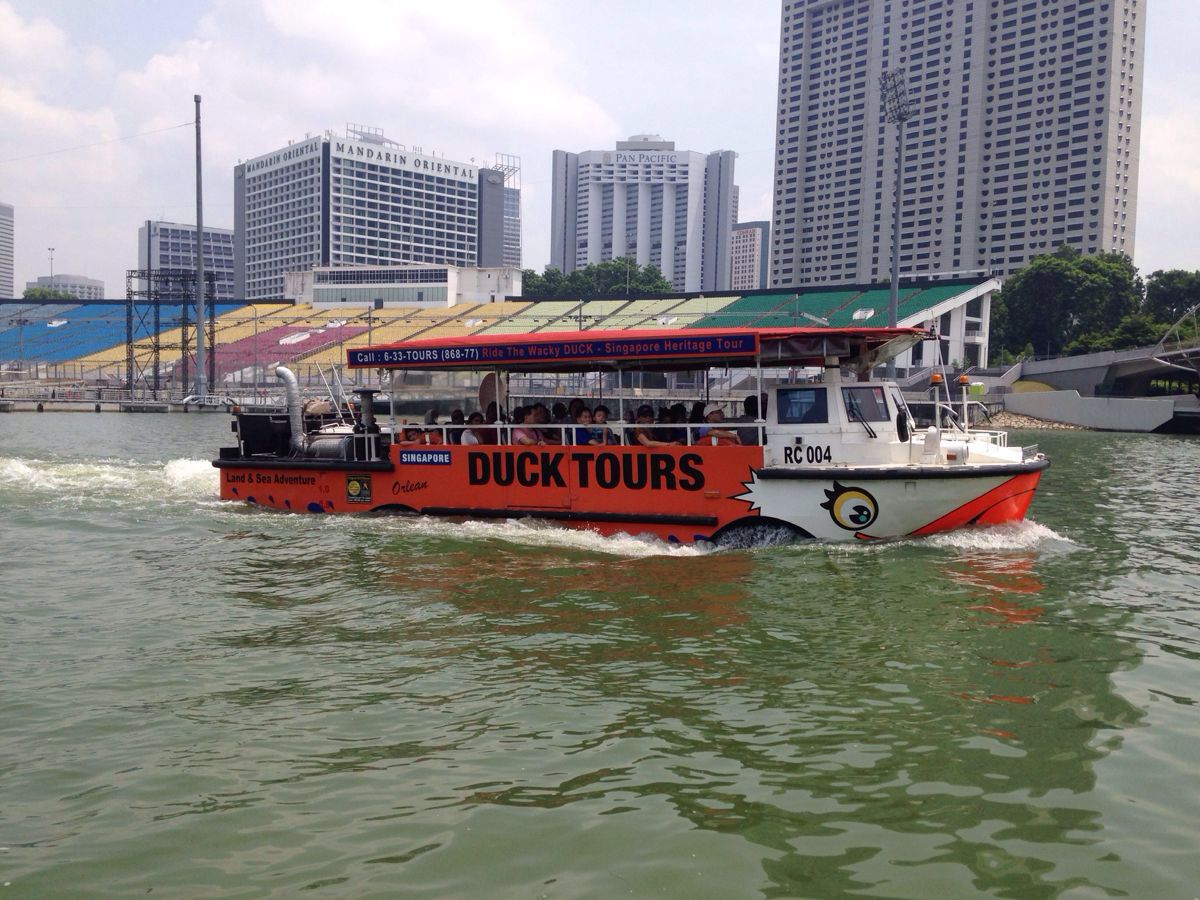 【携程攻略】娱乐点,听说新加坡一共有三家鸭子船,我也不知道有什么