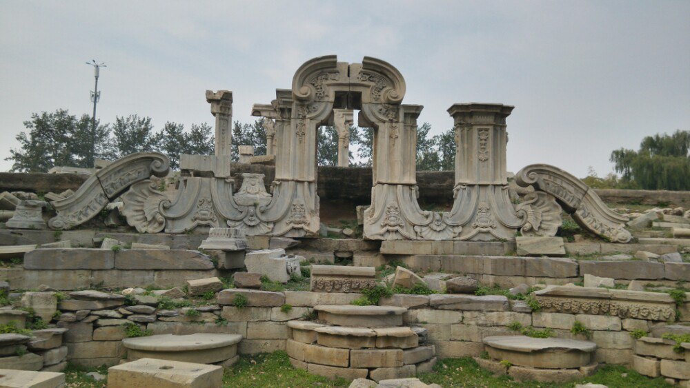 【携程攻略】北京圆明园景点,小学历史书上一张圆明园遗迹照片,琼瑶剧