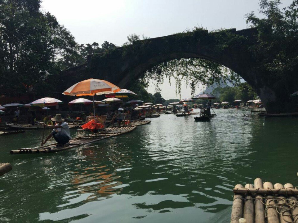 【携程攻略】阳朔富里桥景点,去遇龙河上游漂流必经地方之一.