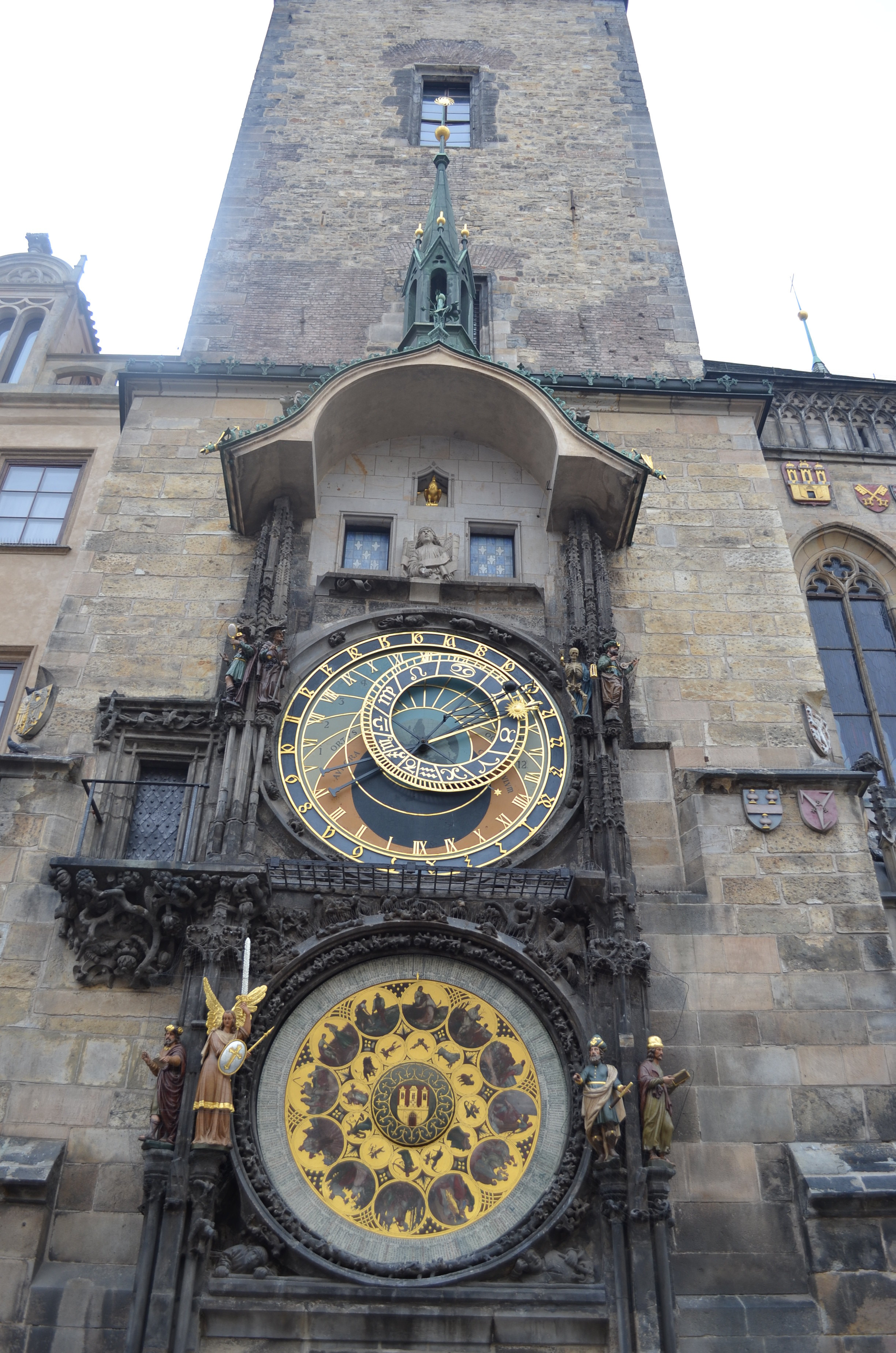 布拉格钟楼的钟声图片
