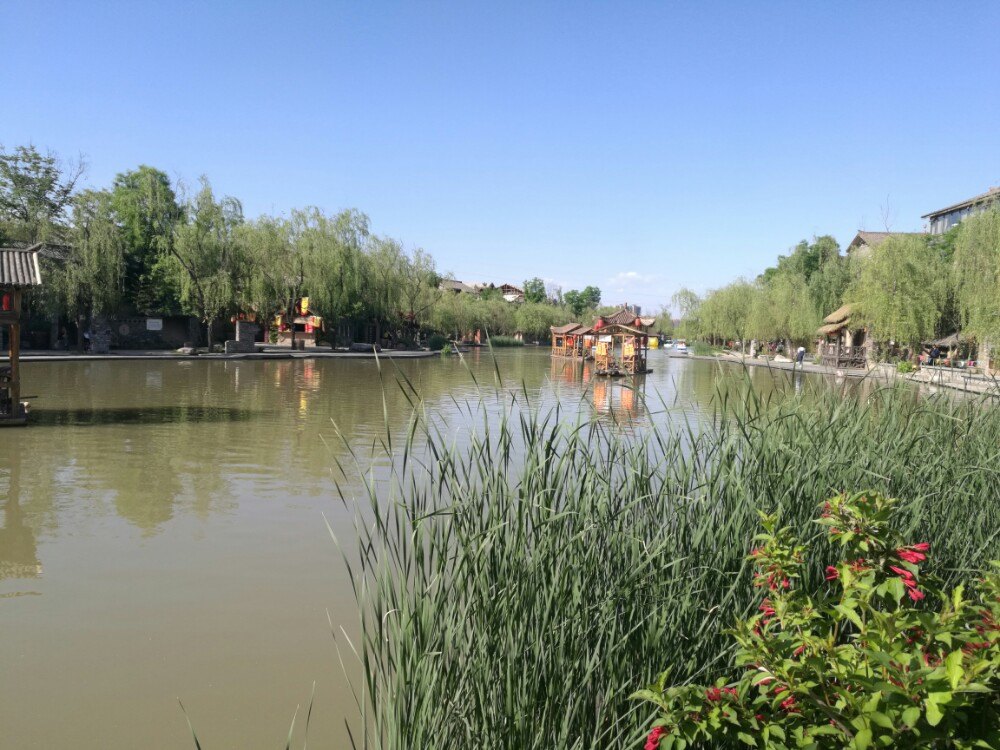 漯河沙河湿地公园图片